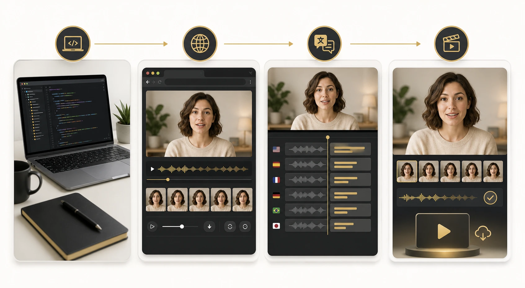 What “free AI lip sync” usually means workflow visual